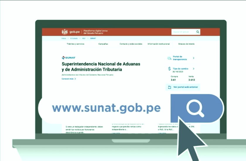 Portal oficial SUNAT